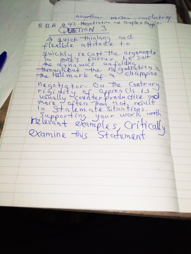 PCSO another conflicte B BA $42. Negotiation and