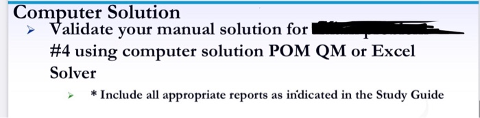 CH 2 - Complete Problem #2 using the following