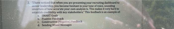 2. "I have noticed that when you are presenting