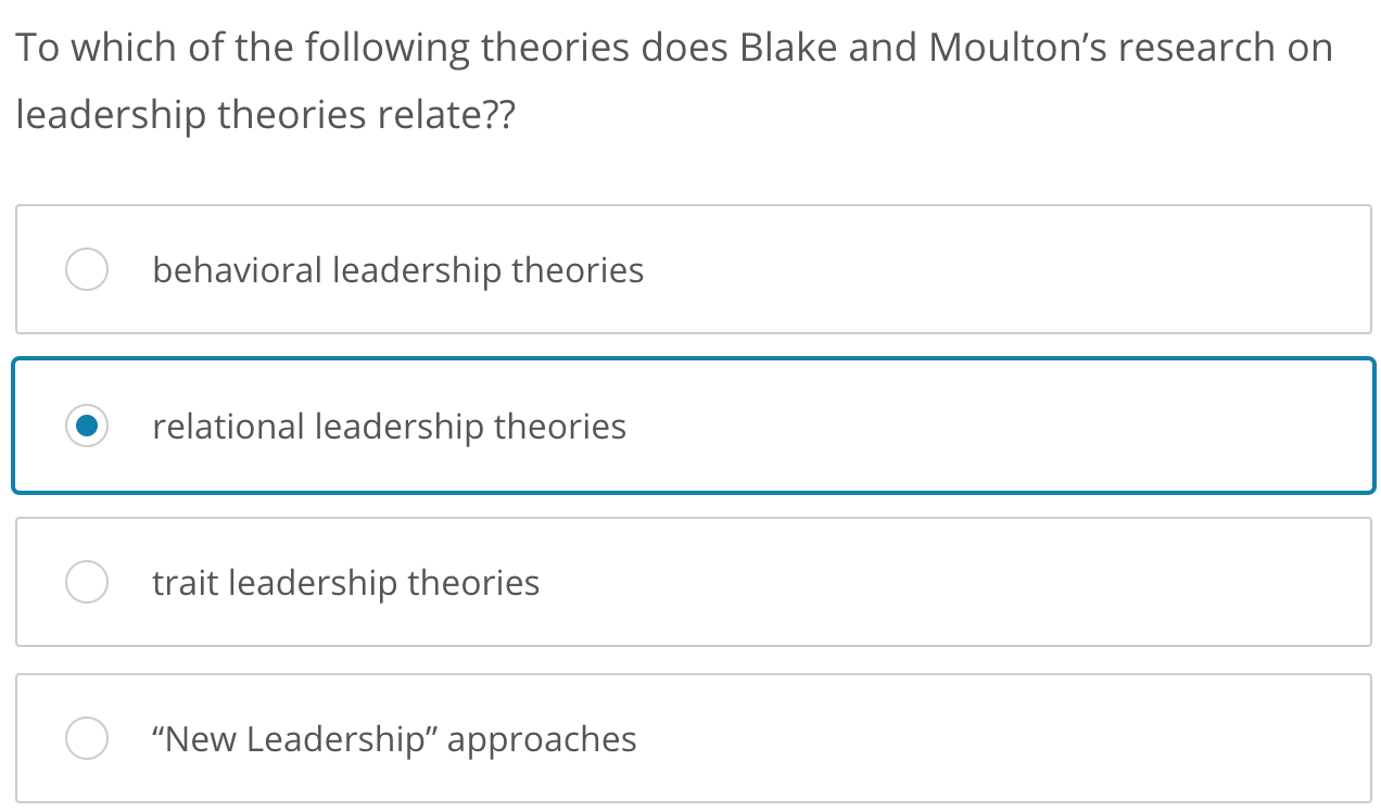 To which of the following theories does Blake and