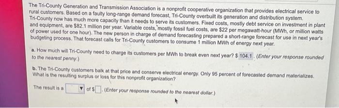 The Tri-County Generation and Transmission
