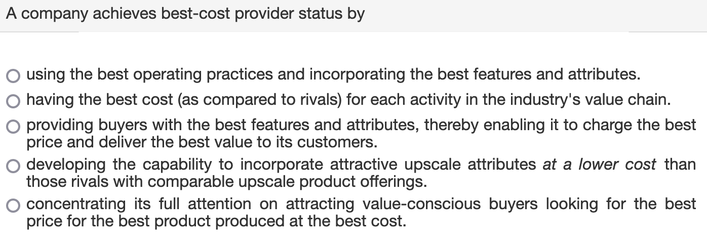 Opportunities to differentiate a company's