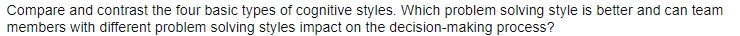 Compare and contrast the four basic types of