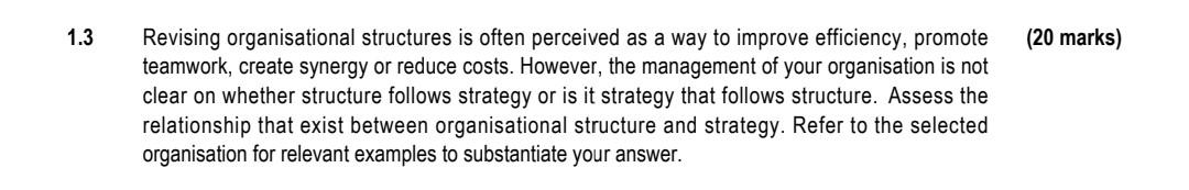 All contemporary organisations operating in an