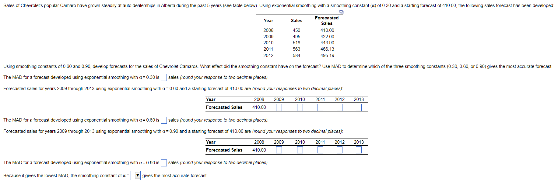 Sales of Chevrolet's popular Camaro have grown