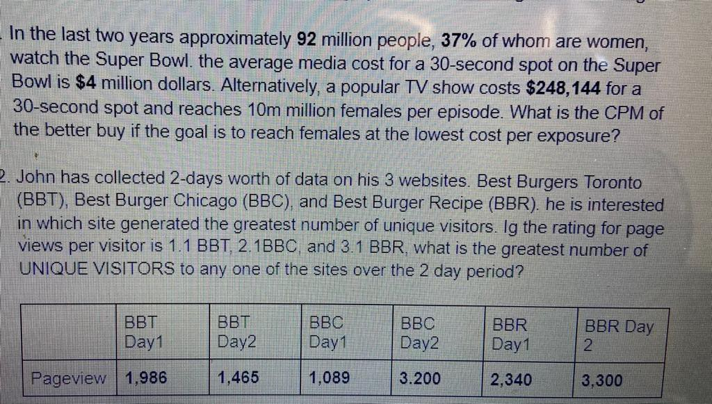 show working In the last two years approximately