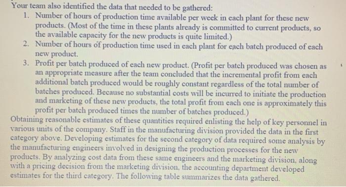 With this information, Construct an influence