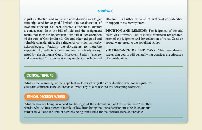 CASE 10-2 THELMA AGNES SMITH V. DAVID PHILLIP