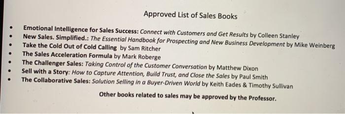 PLEASE!!! you need to choose from the approved