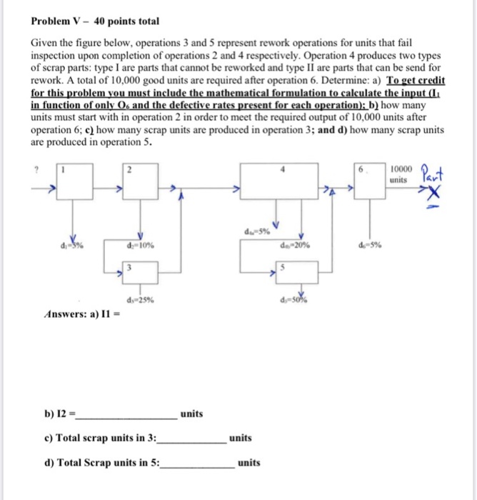 Problem V - 40 points total Given the figure