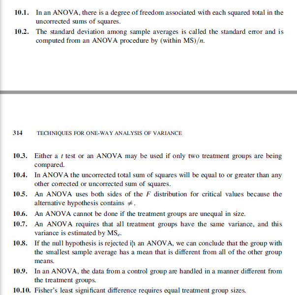 Ture or False. Only need to explain the false