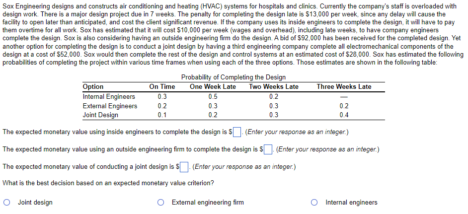 Sox Engineering designs and constructs air