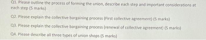 answer the 3rd question only in unique way don't