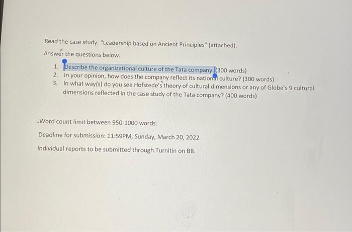 Read the case study: "Leadership based on Ancient