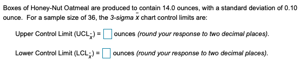 Refer to Table 56.1 - Factors for Computing