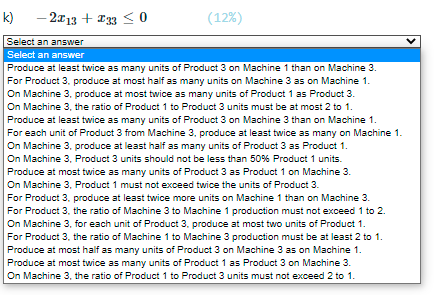 Chris & Co. manufactures three products using