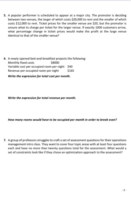1. The relationship d = 5000 - 25p describes what