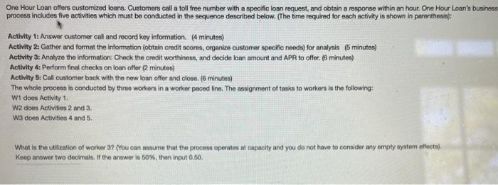 One Hour Loan offers customized loans. Customers