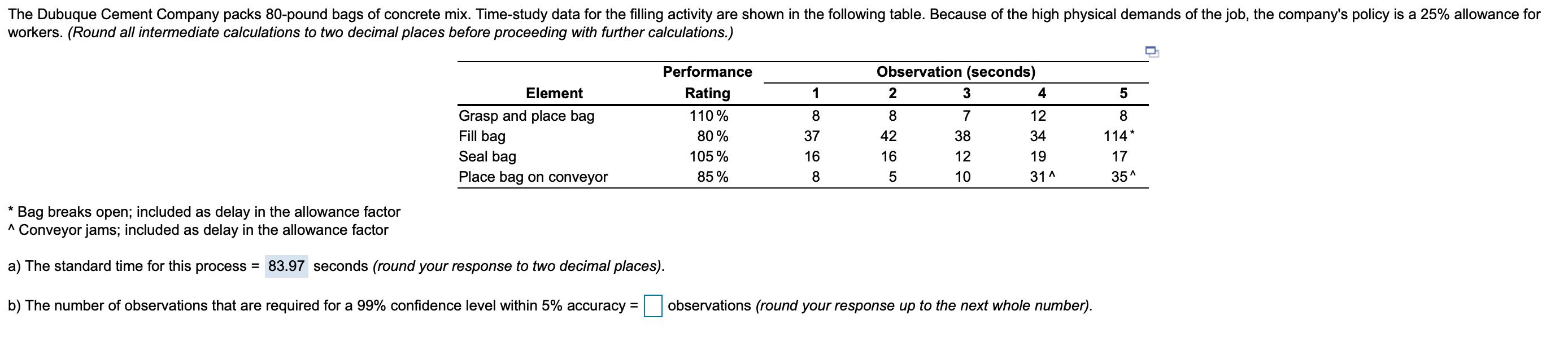 The Dubuque Cement Company packs 80-pound bags of