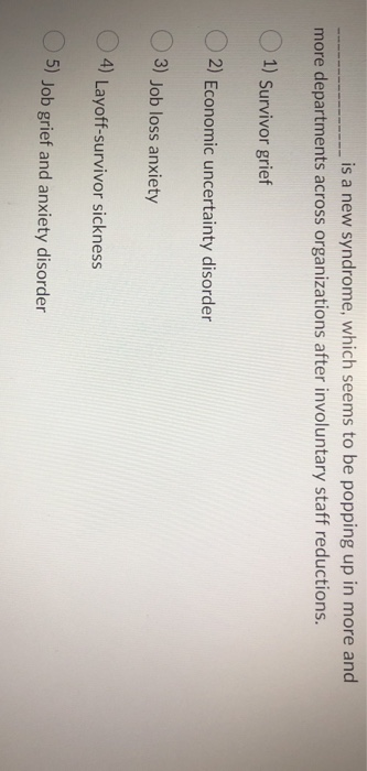 is a new syndrome, which seems to be popping up