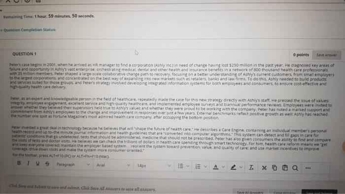 emaining Time: 1 hour, 59 minutes, 50 seconds