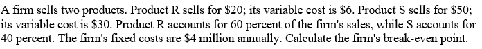 I calculated a break-even point of $6,896,552.