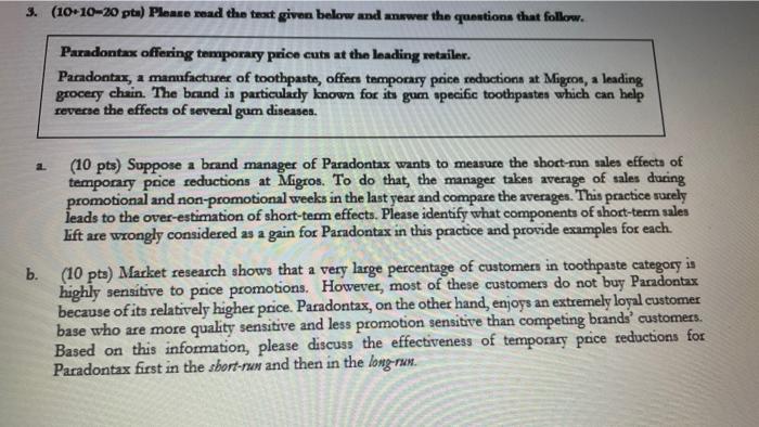 3. (10.10-20 pta) Please read the text given