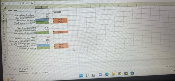 . L M H G C D E Lite's Law 1 2 Formules 50 10 4 5