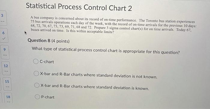 Statistical Process Control Chart 2 3 A bus
