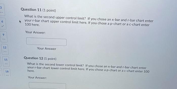 Statistical Process Control Chart 2 3 A bus
