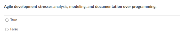 Agile development stresses analysis, modeling,