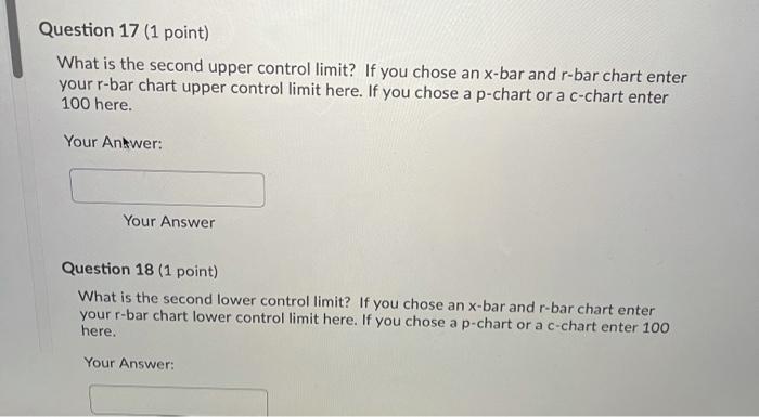 Statistical Process Control Chart 3 A quick