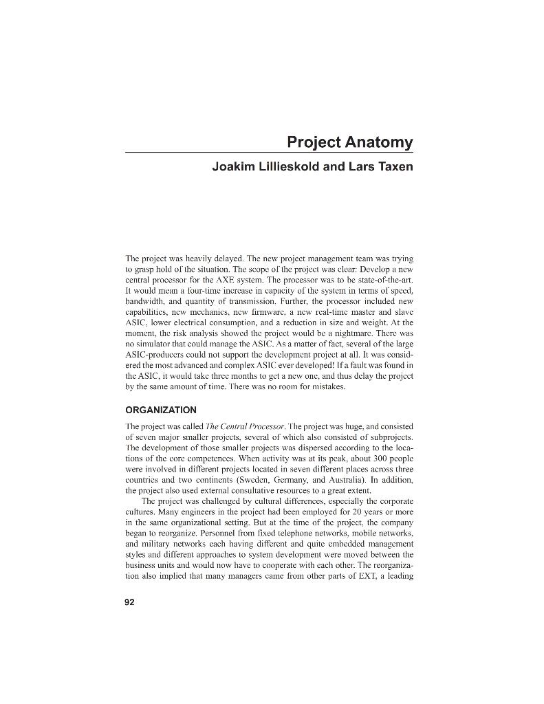 Case studies in project, program, and