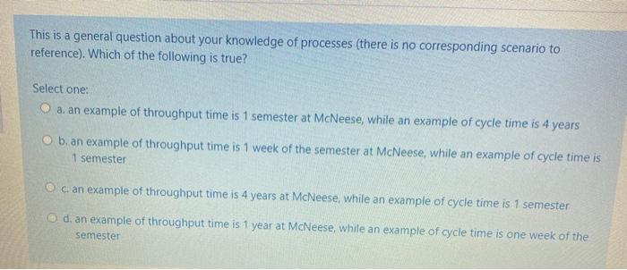 This is a general question about your knowledge