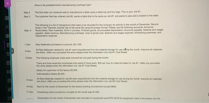 help Step 1 You work for Thunderduck Custom