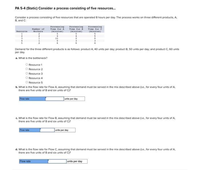 Help asap please PA 5-4 (Static) Consider a