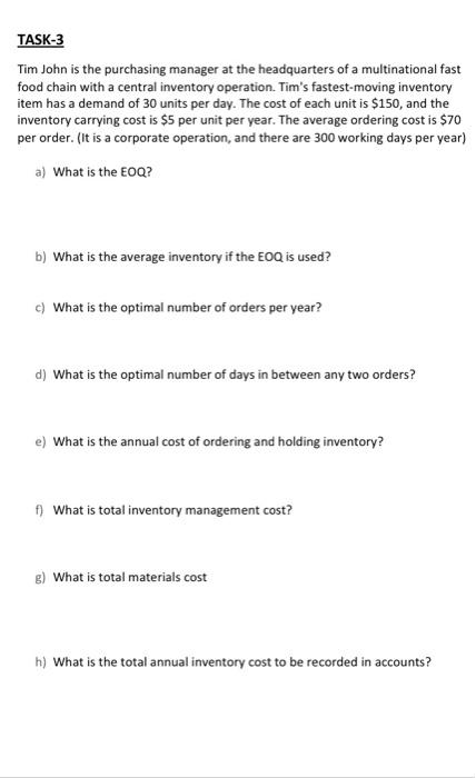 Full explanation TASK-3 Tim John is the