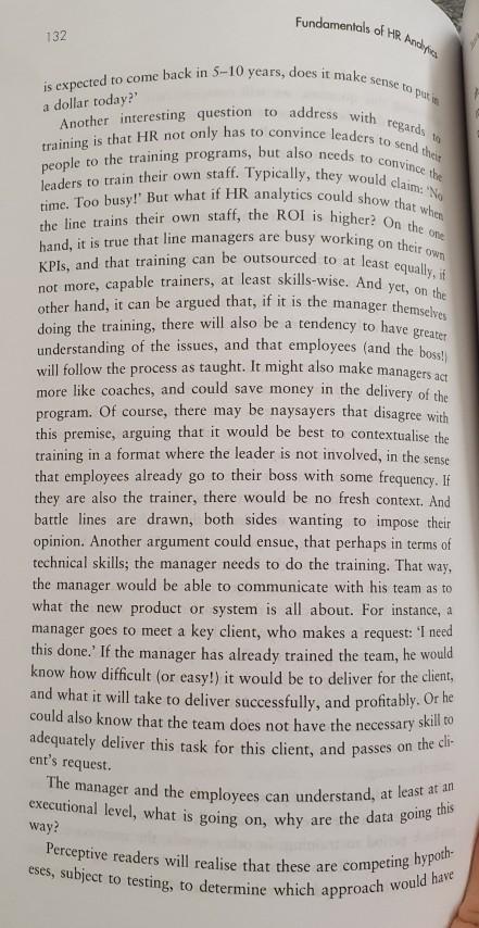 A vendor is recommending a program to make