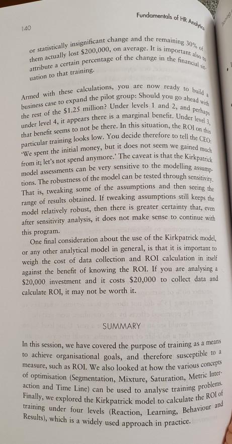 A vendor is recommending a program to make