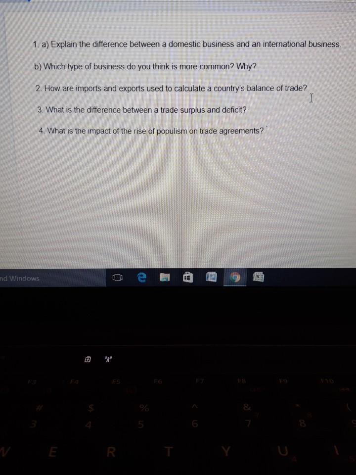 can you help me wit these questions 1. a) Explain