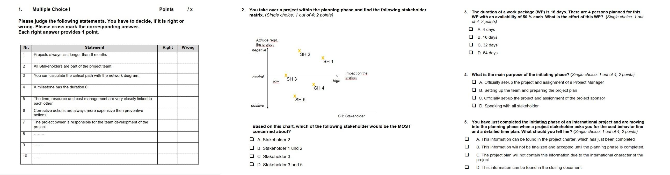 This is the question about project management 1.