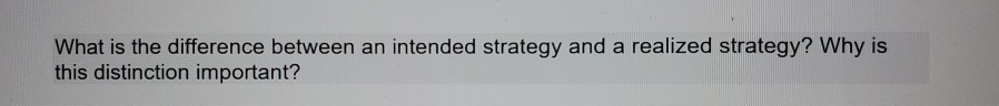 What is the difference between an intended