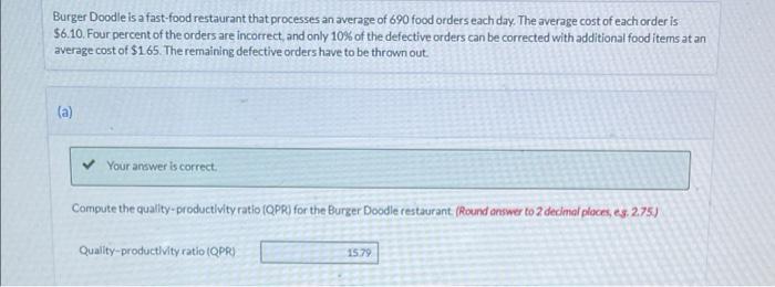 answer part b please, show work if possible