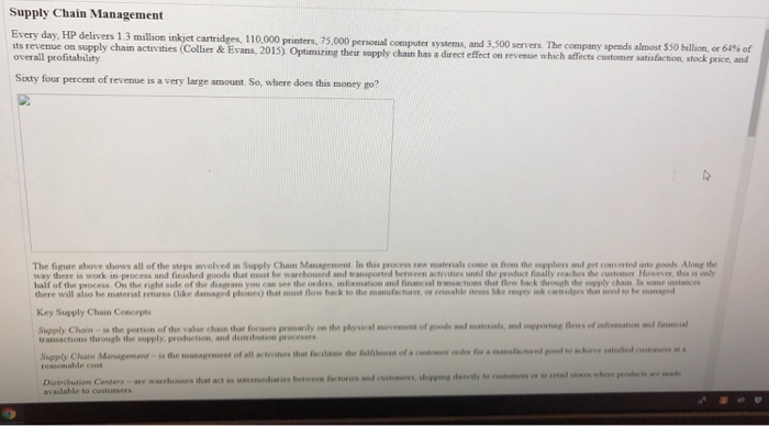 Based on the gasoline supply chain case study,