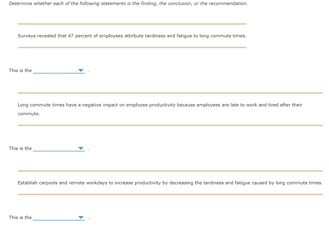 Answer options for the last 3 questions: