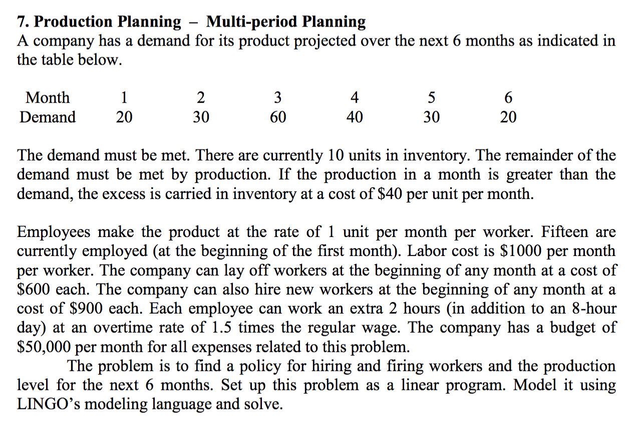 Only use Lingo or writing the objective function