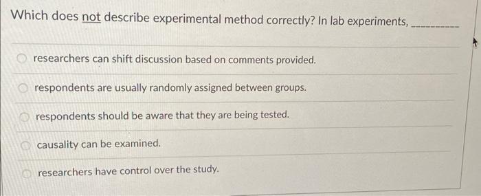 need help asap Which does not describe