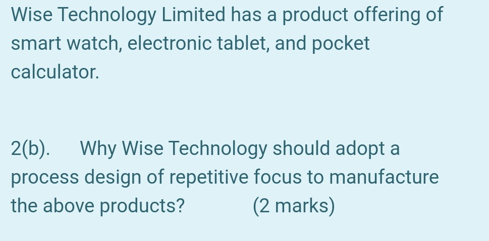 Question 2 (Total 15 marks) 2(a). Compare and