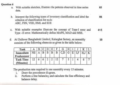 please give me the answers Question 6 . With
