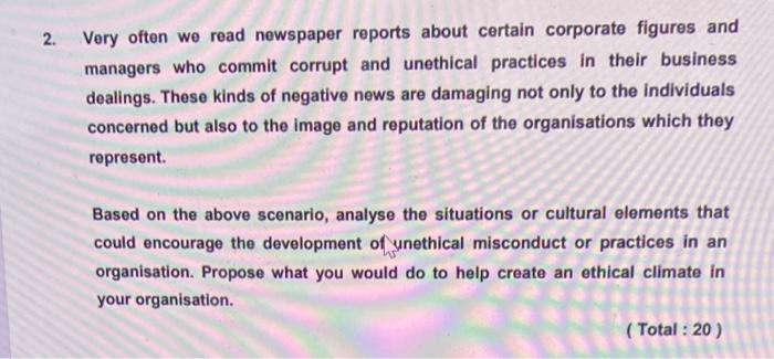 2. Very often we read newspaper reports about